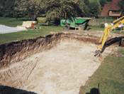 swimming pool hole